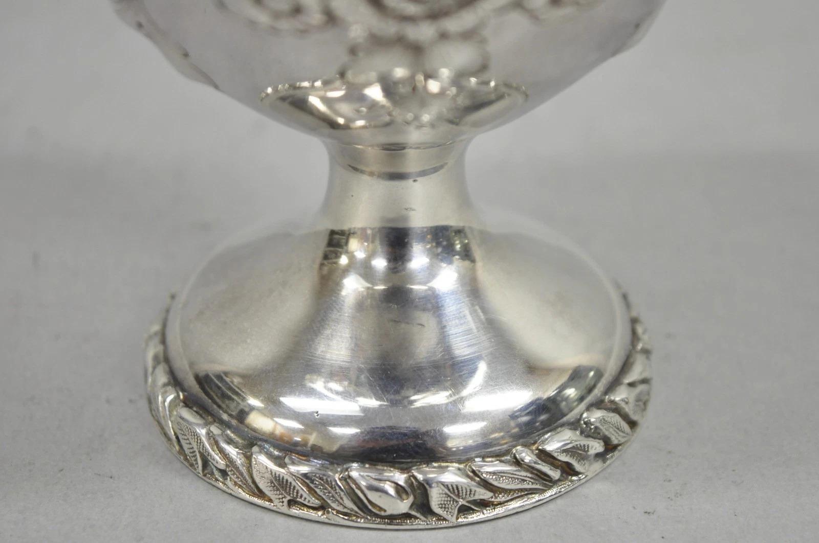 Antique Art Nouveau Rogers Smith Silver Plated Swan Coffee Creamer Small Tea Pot For Sale 4