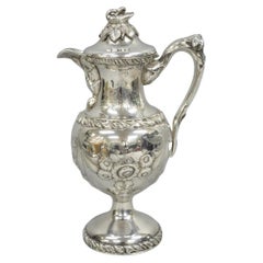 Antique Art Nouveau Rogers Smith Silver Plated Swan Coffee Creamer Small Tea Pot