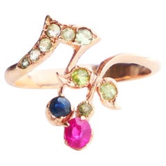 Saphir-Cluster-Ringe