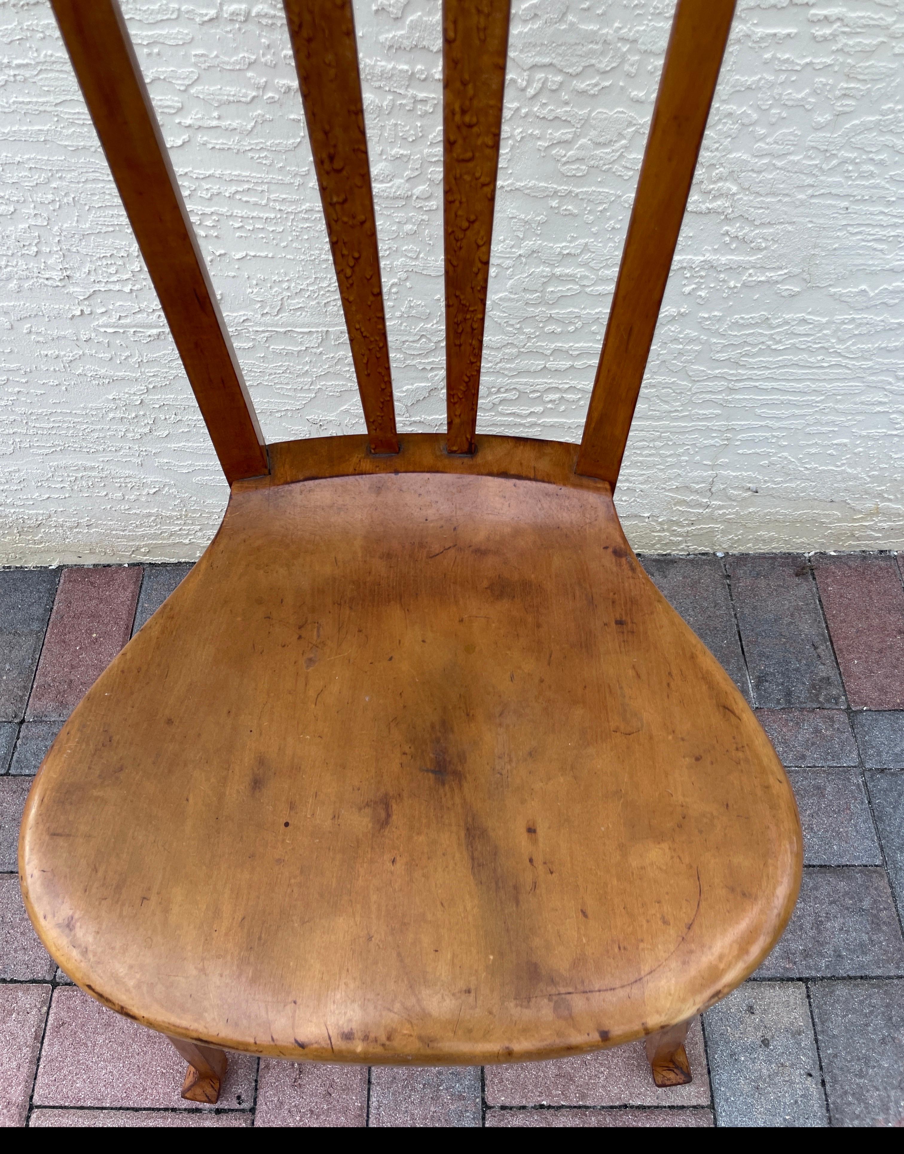 Silla auxiliar antigua Art Nouveau Francés en venta