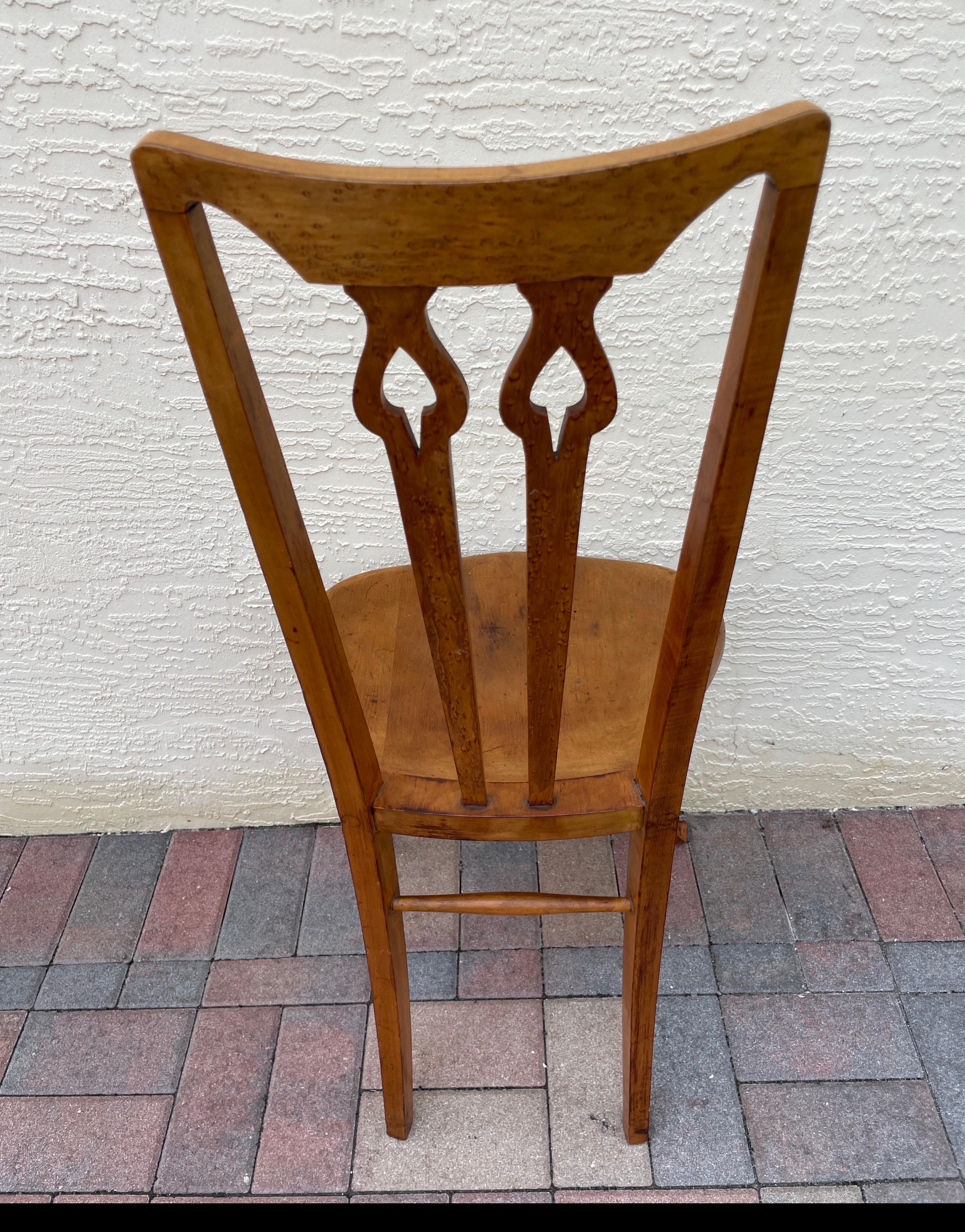 Silla auxiliar antigua Art Nouveau en Bueno estado para la venta en West Palm Beach, FL