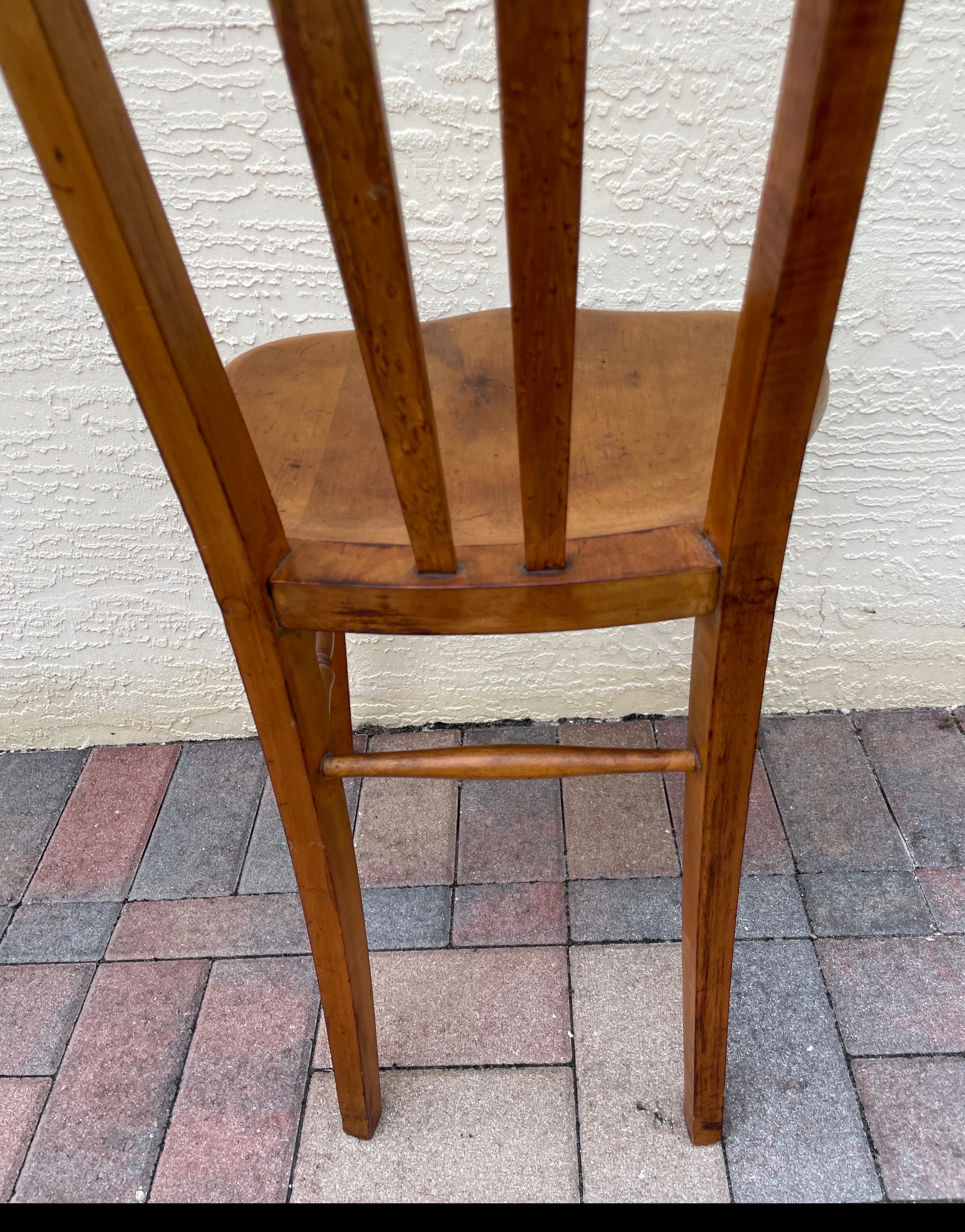 Silla auxiliar antigua Art Nouveau siglo XIX en venta