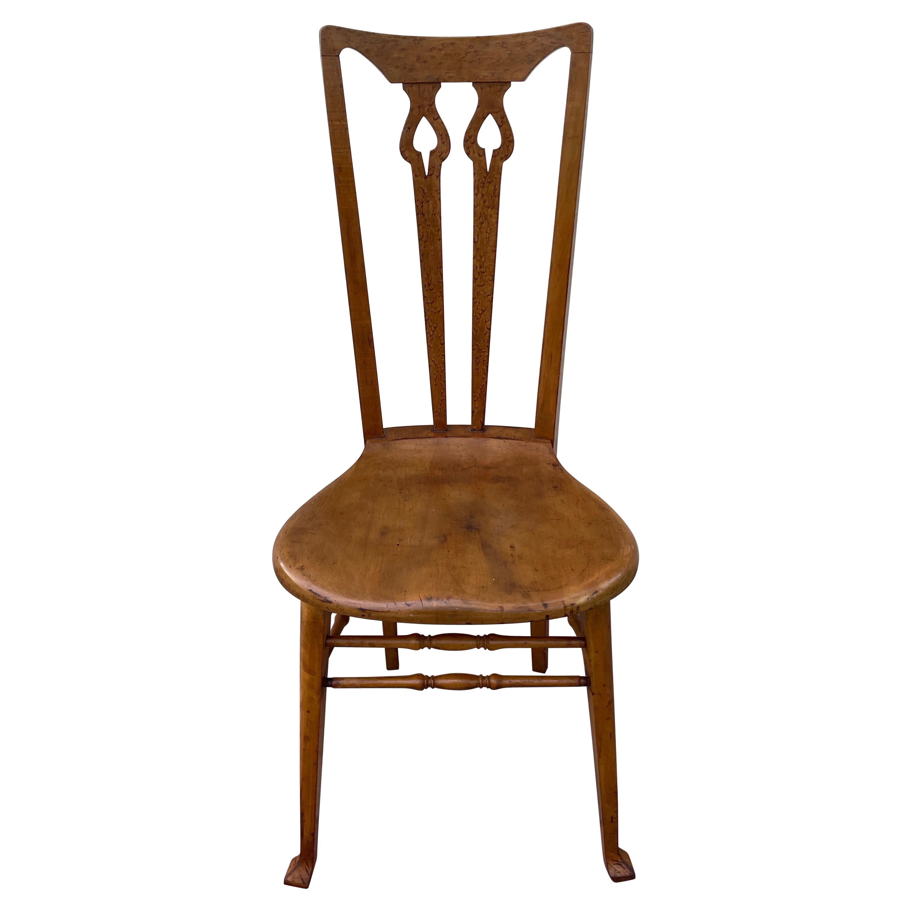 Antique Art Nouveau Side Chair