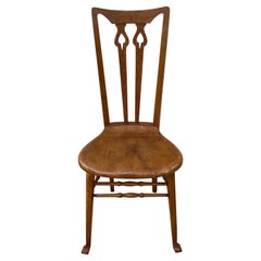 Silla auxiliar antigua Art Nouveau