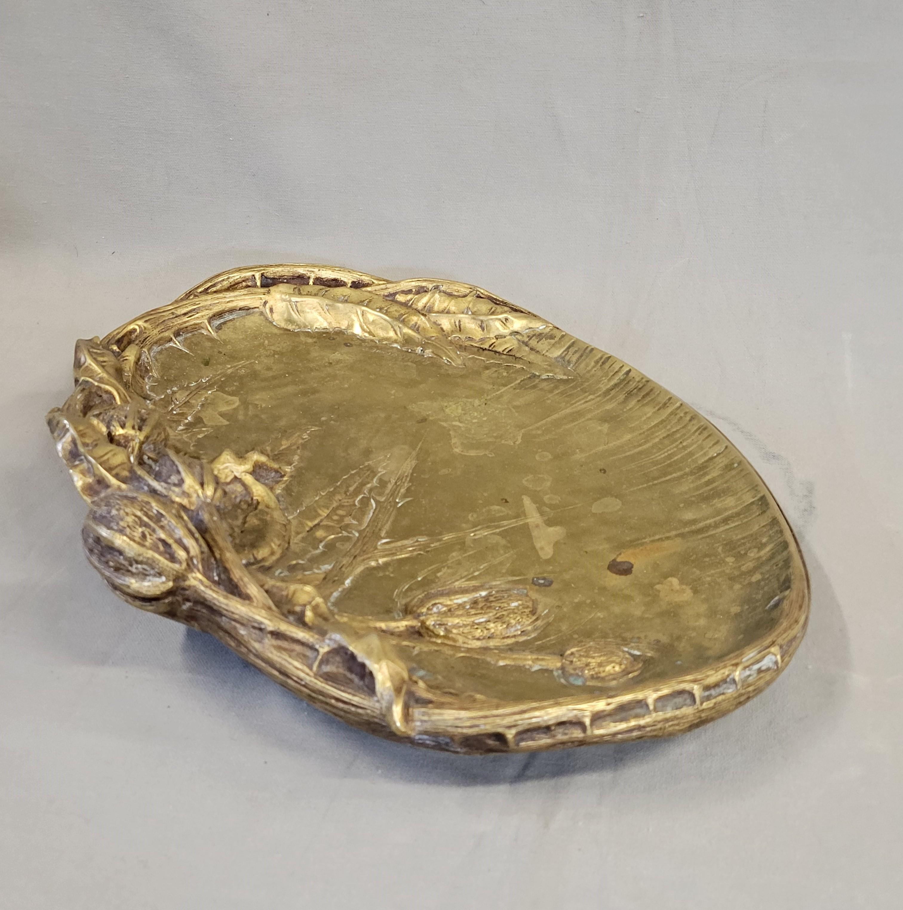 19th Century Antique Art Nouveau Signed Albert Marrionet Bronze 