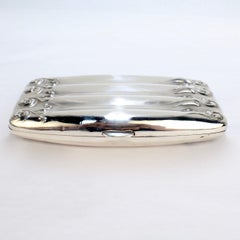 Antique Art Nouveau Sterling Silver Cigar Case by Unger Brothers