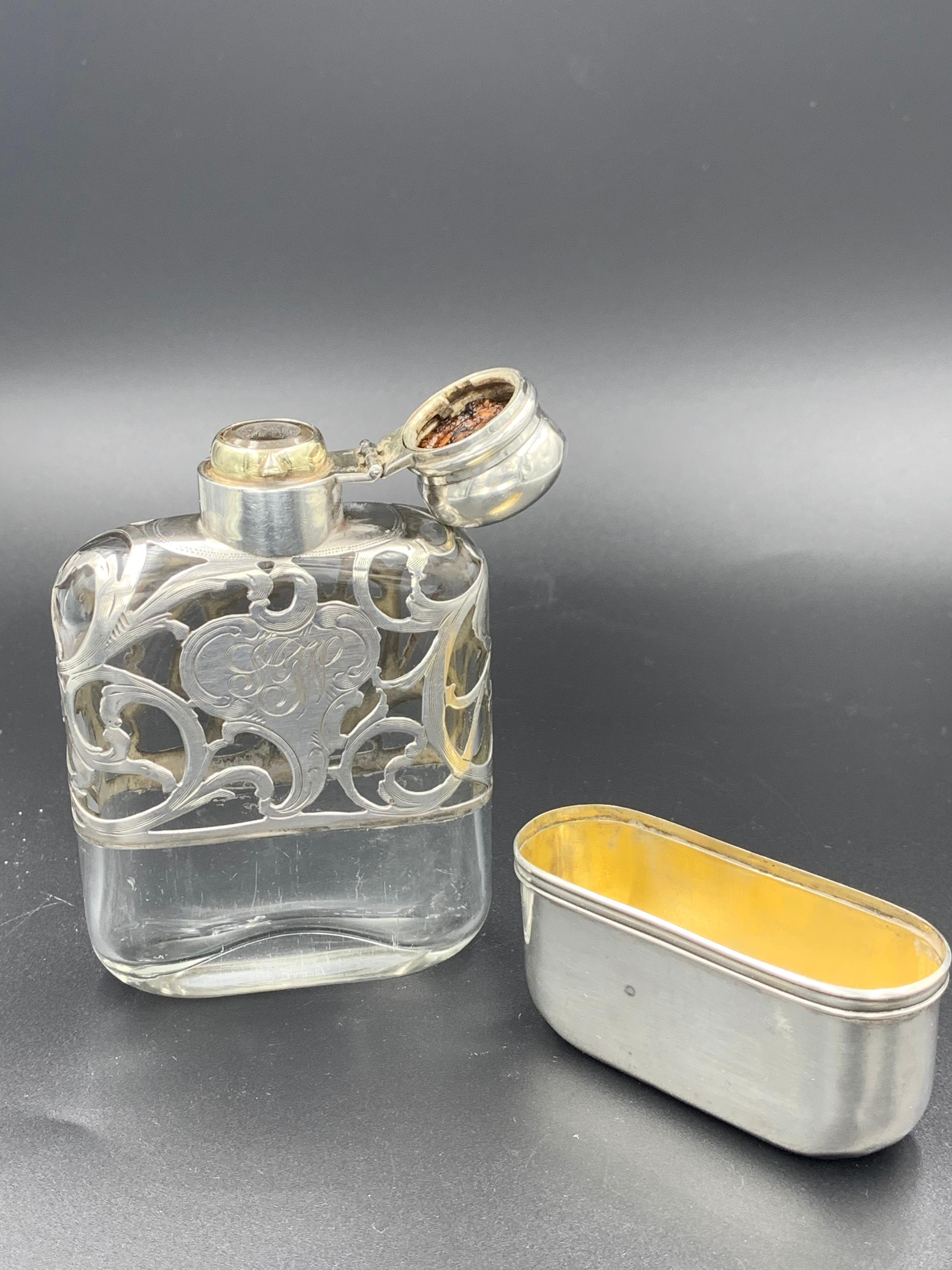 sterling silver flask