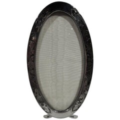 Antique Art Nouveau Sterling Silver Picture Frame by Unger Bros