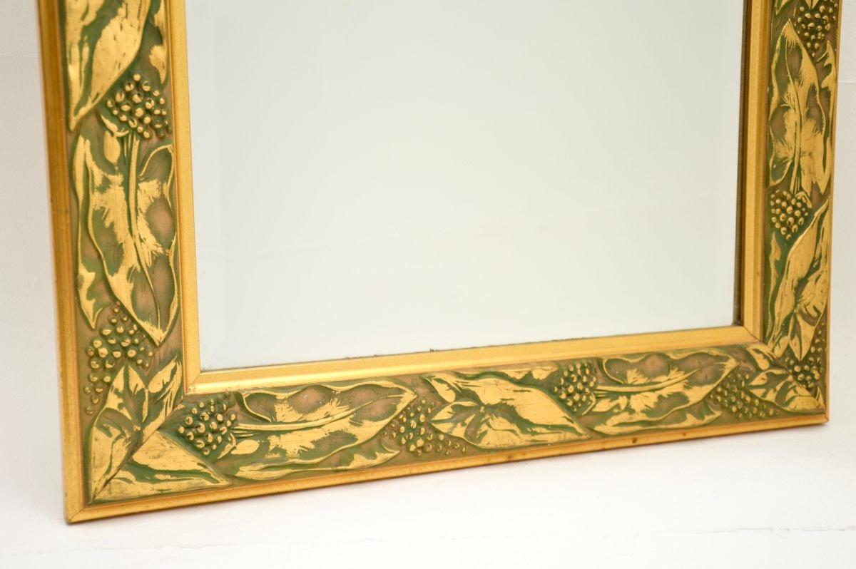 Sculpté Miroir ancien de style Art nouveau en vente