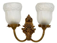 Antique Art Nouveau Style Sconces, Set of 2