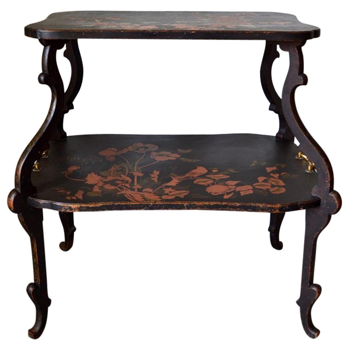 Antique Art Nouveau Tea Table by Louis Majorelle, 1890s For Sale