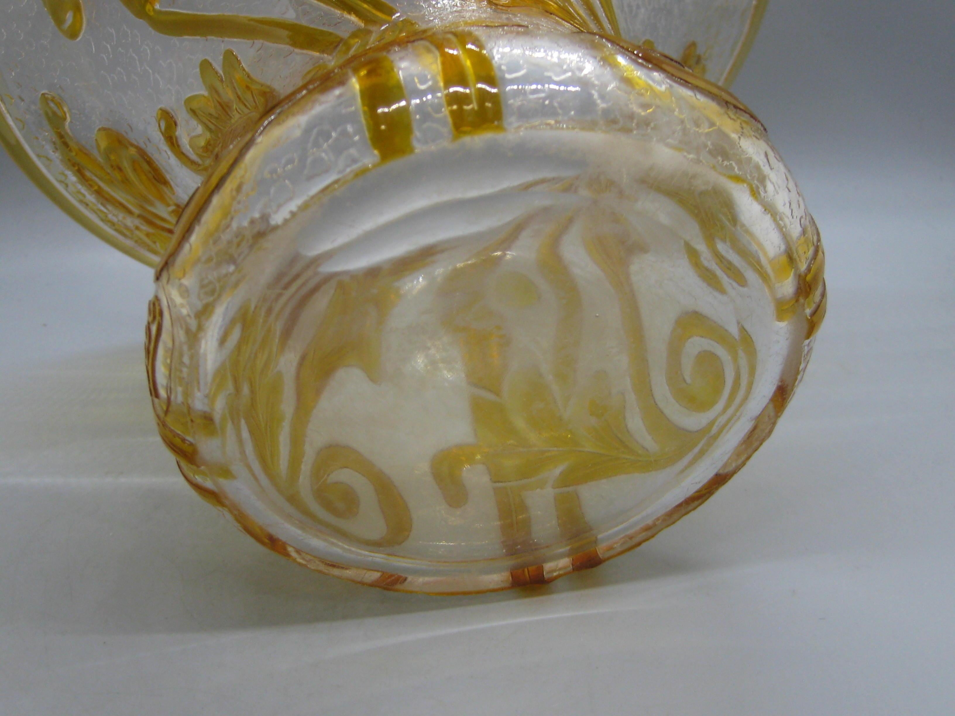 Antique Art Nouveau Thomas Webb Fleur Lily Flower Cameo Art Glass Vase Signed! For Sale 10