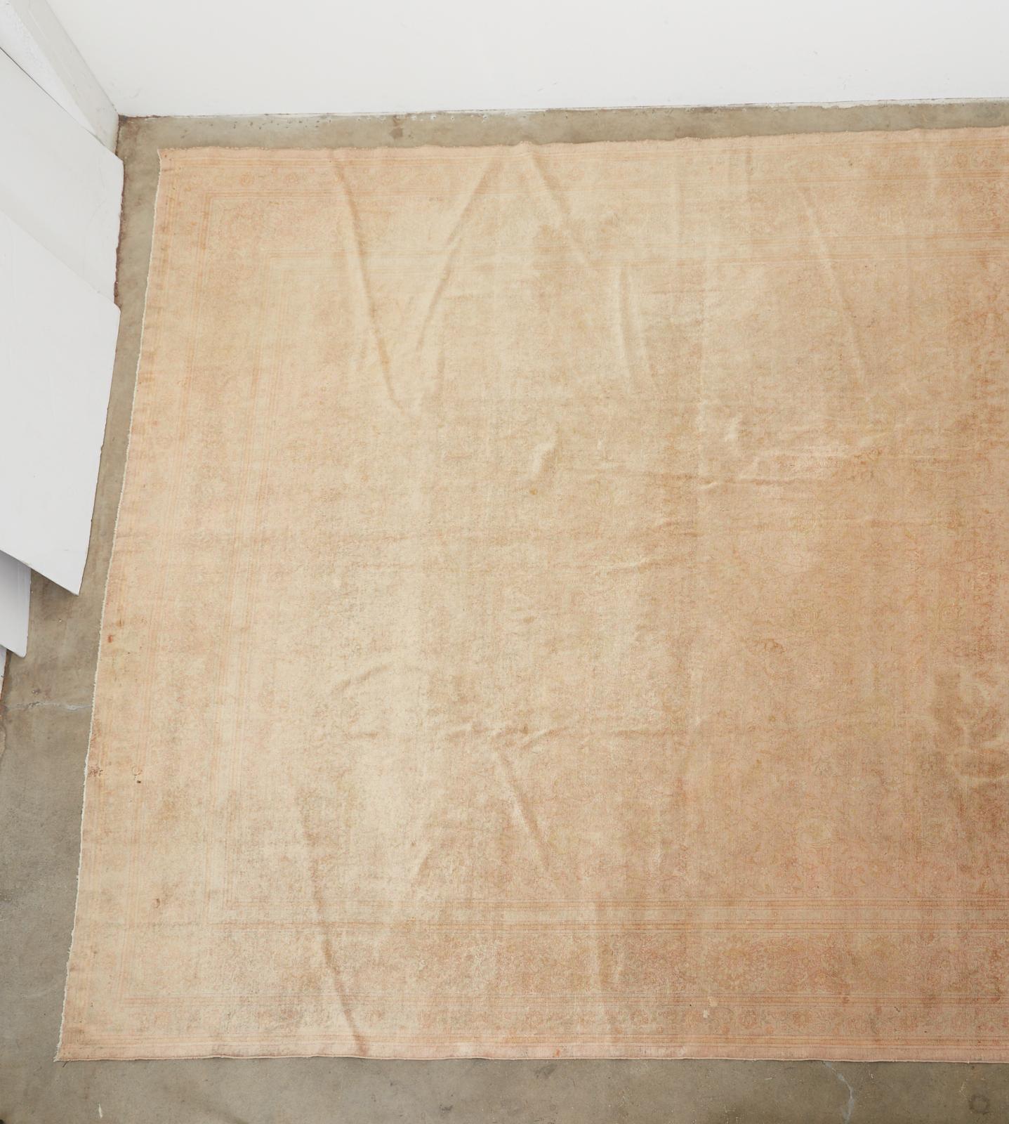 Hand-Knotted Antique Art Nouveau Turkish Sivas Rug For Sale
