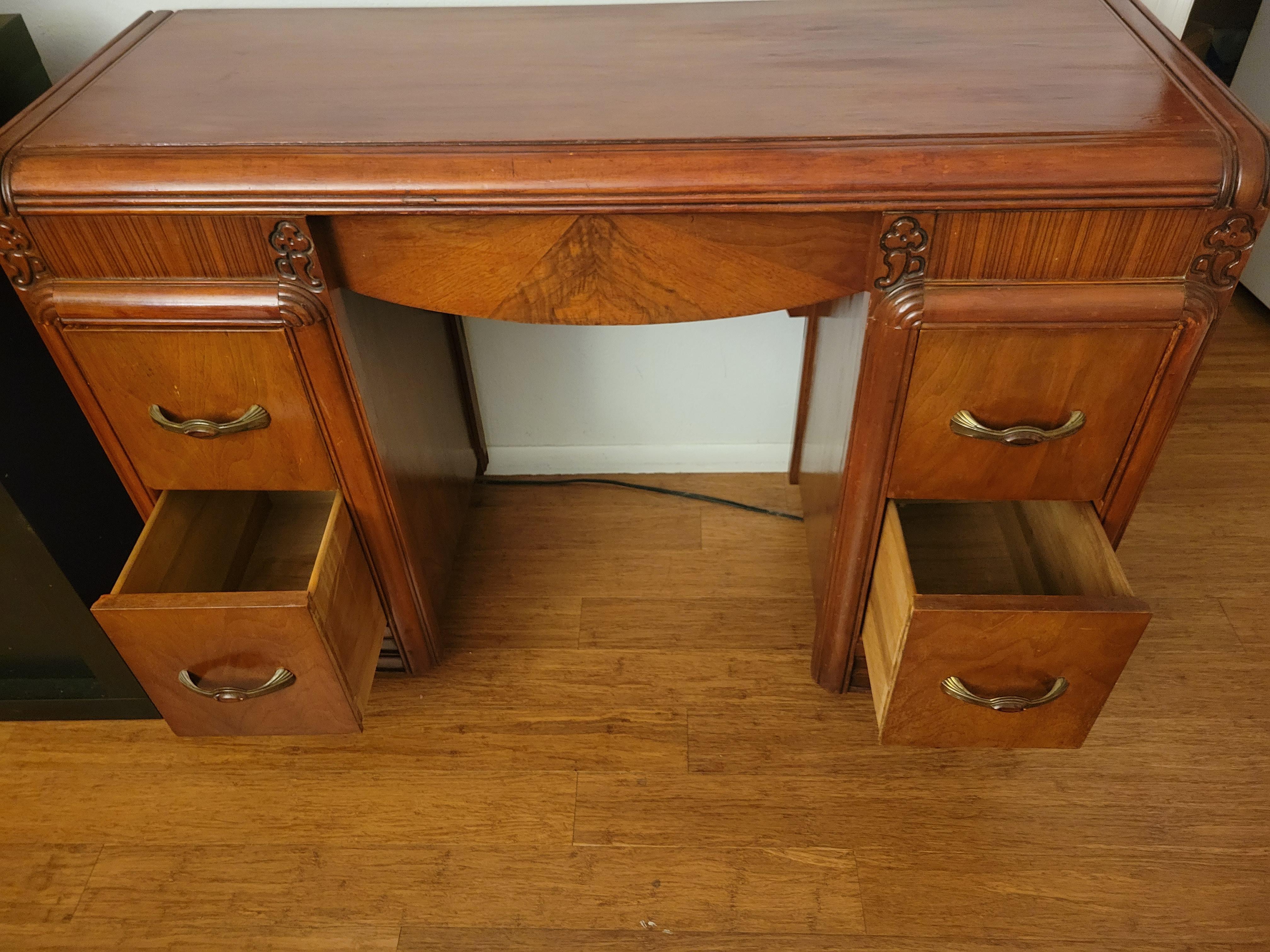 20th Century Antique Art Nouveau Vanity or Desk For Sale