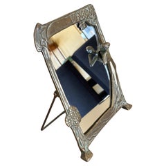 Antique Art Nouveau Vanity / Table Mirror "The First Cuckoo" by WMF