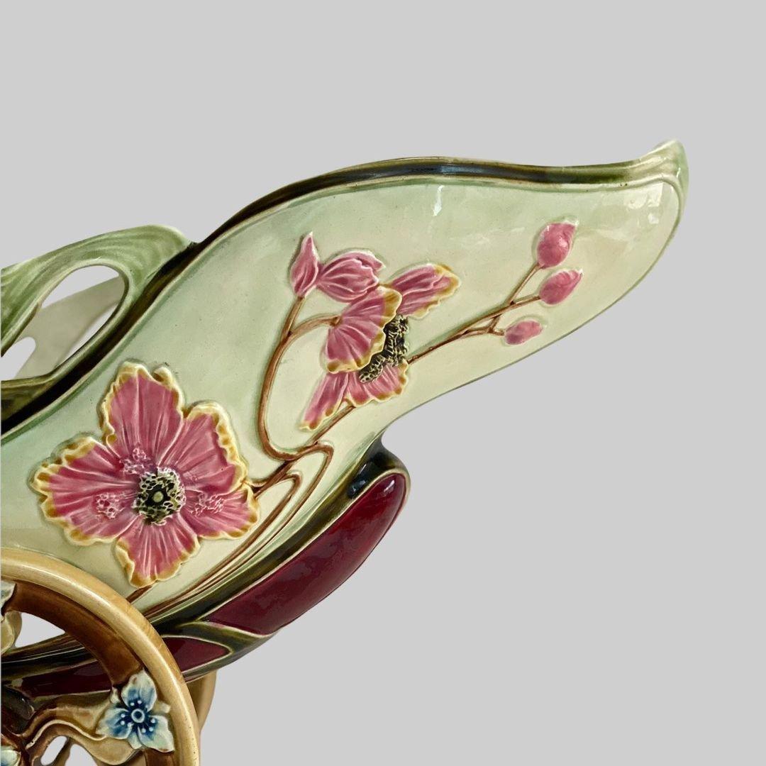 Antique Art Nouveau Vase from Eichwald For Sale 2