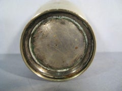 Antique Art Nouveau White Metal Chalice with Thistle Motif -1Y21