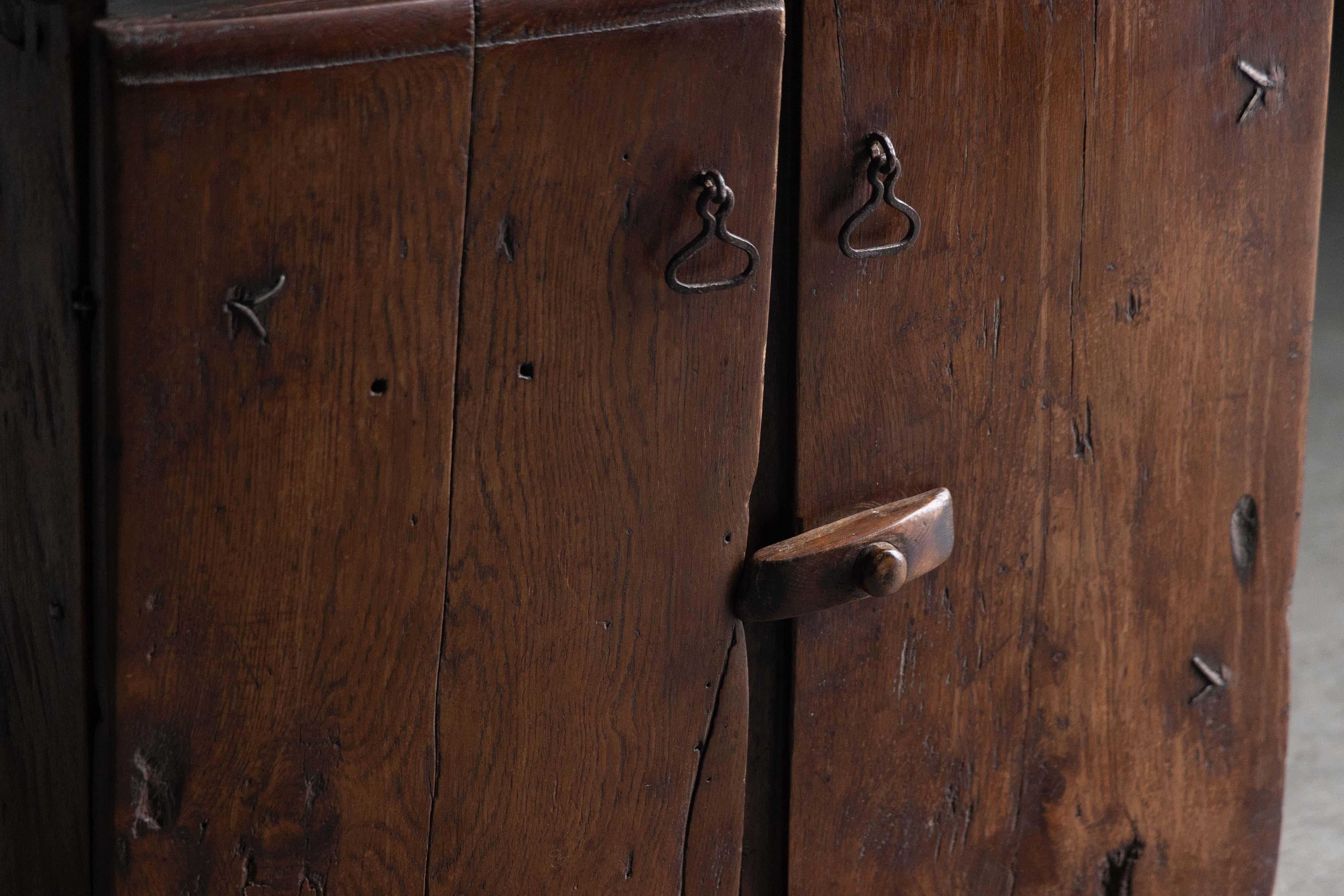 Legno Antico gabinetto Art Populaire, Francia, XIX secolo in vendita