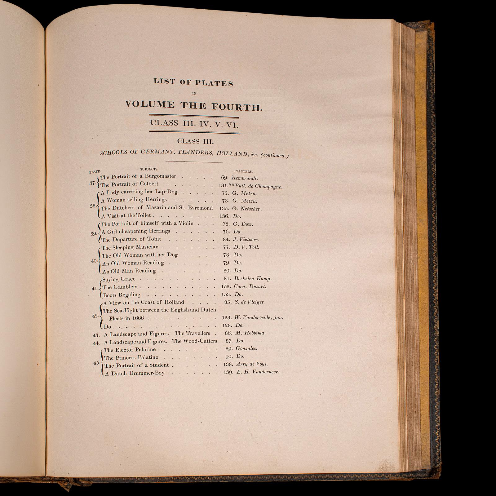 Livre de référence artistique ancienne Marquis Of Stafford Collection Vol. 3, géorgien, 1818 en vente 1