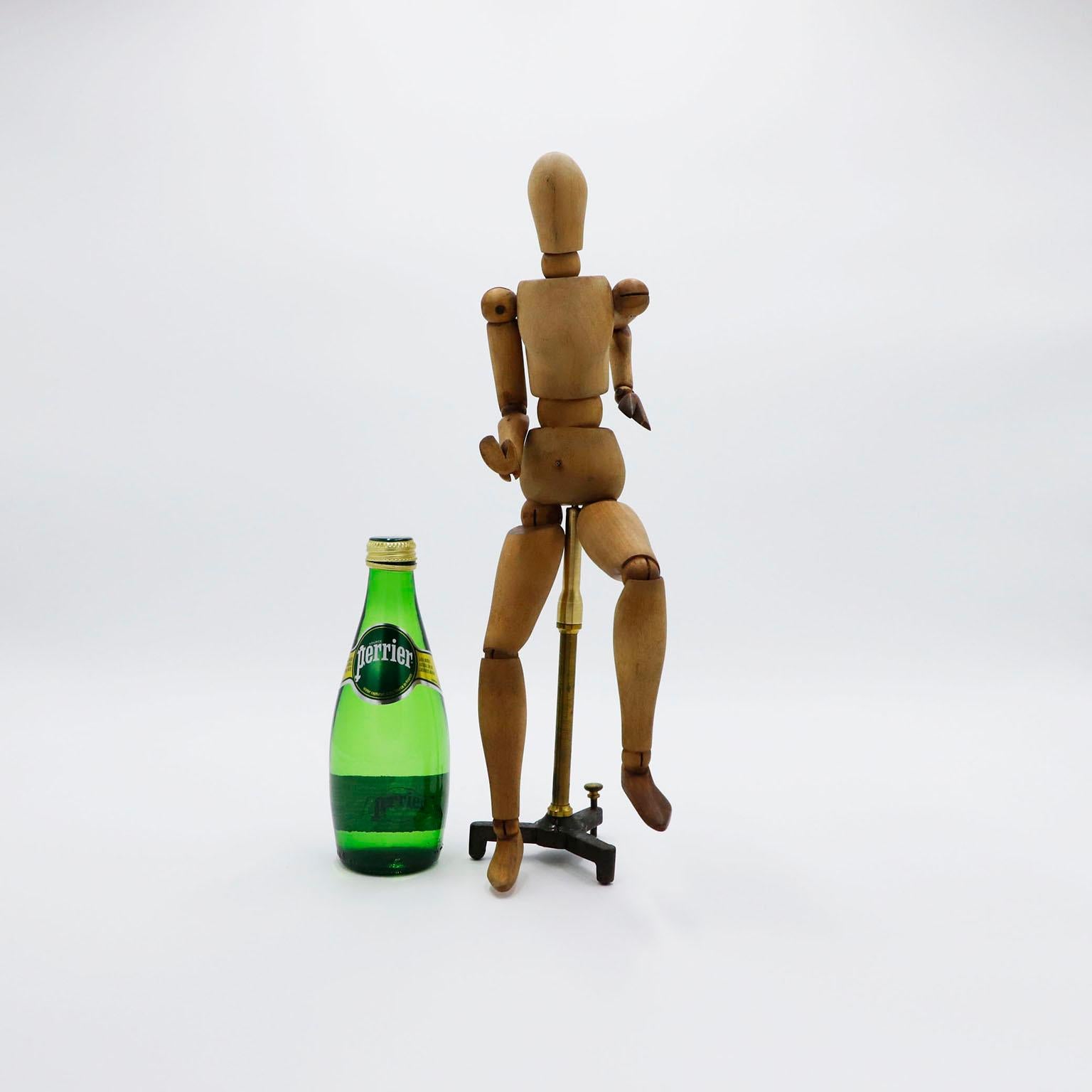 Mannequin d'artiste articulé ancien État moyen - En vente à Mexico City, CDMX