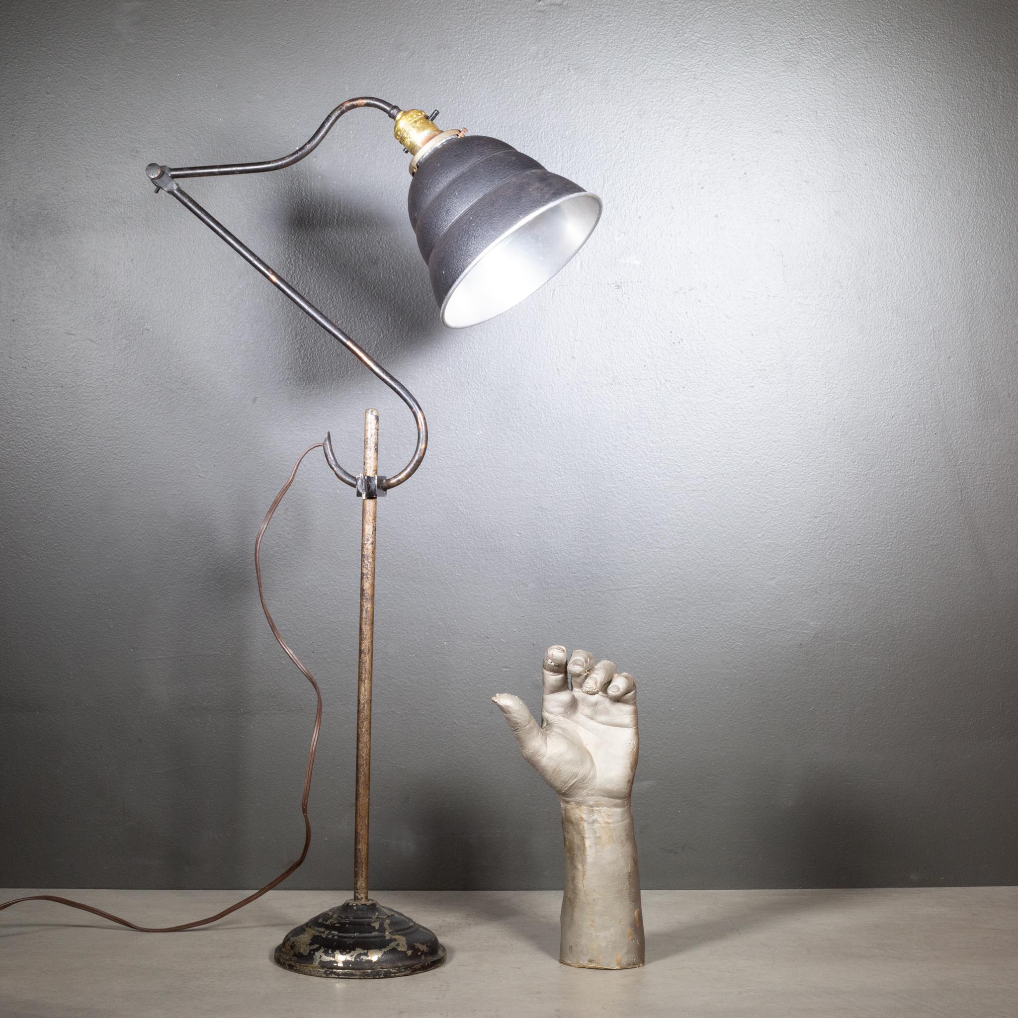 Antique Articulating Industrial Task Lamp c.1920-1940 For Sale 6