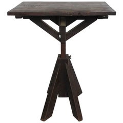 Antique Artist Wood Table