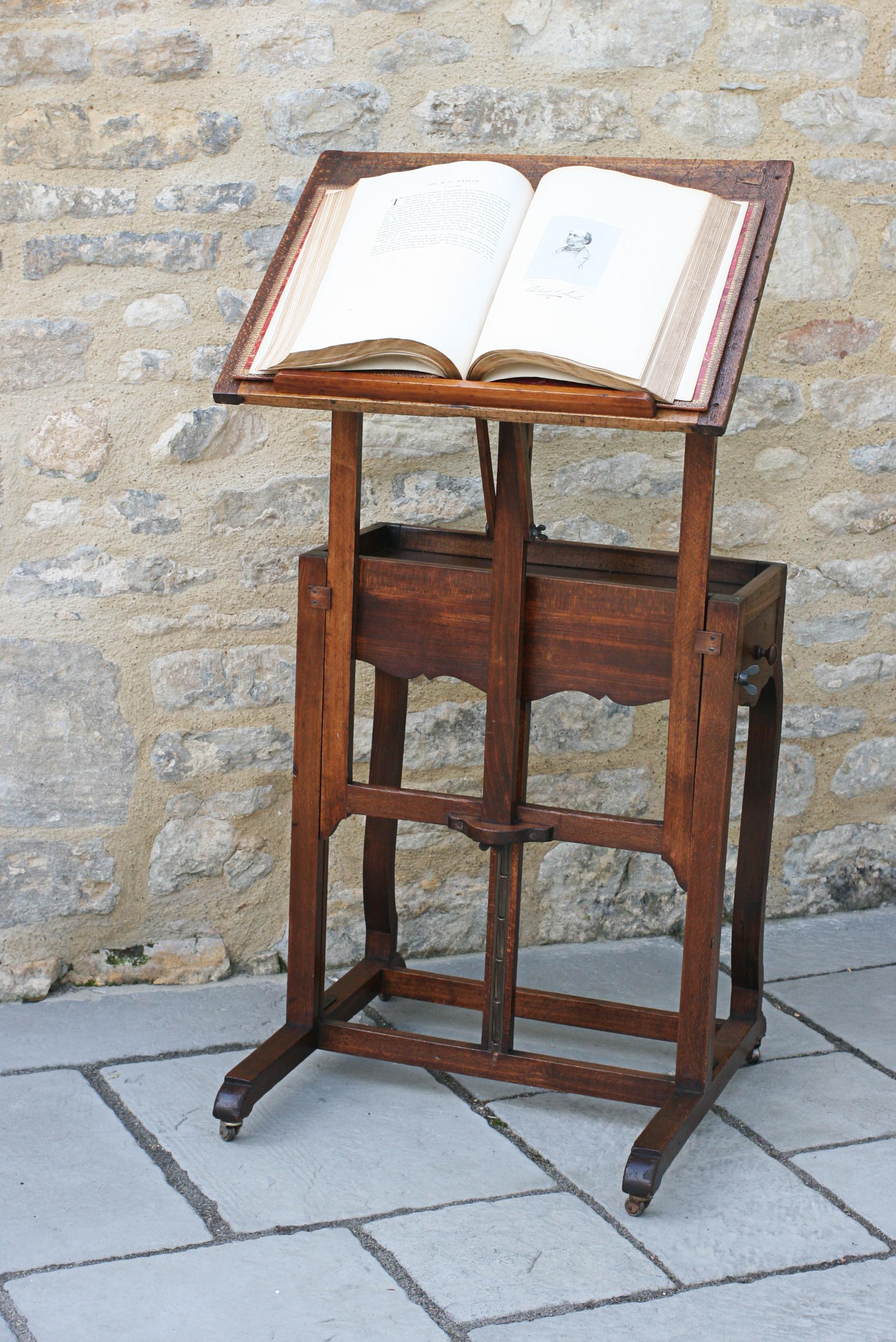 Antique Artists Easel and Table 7