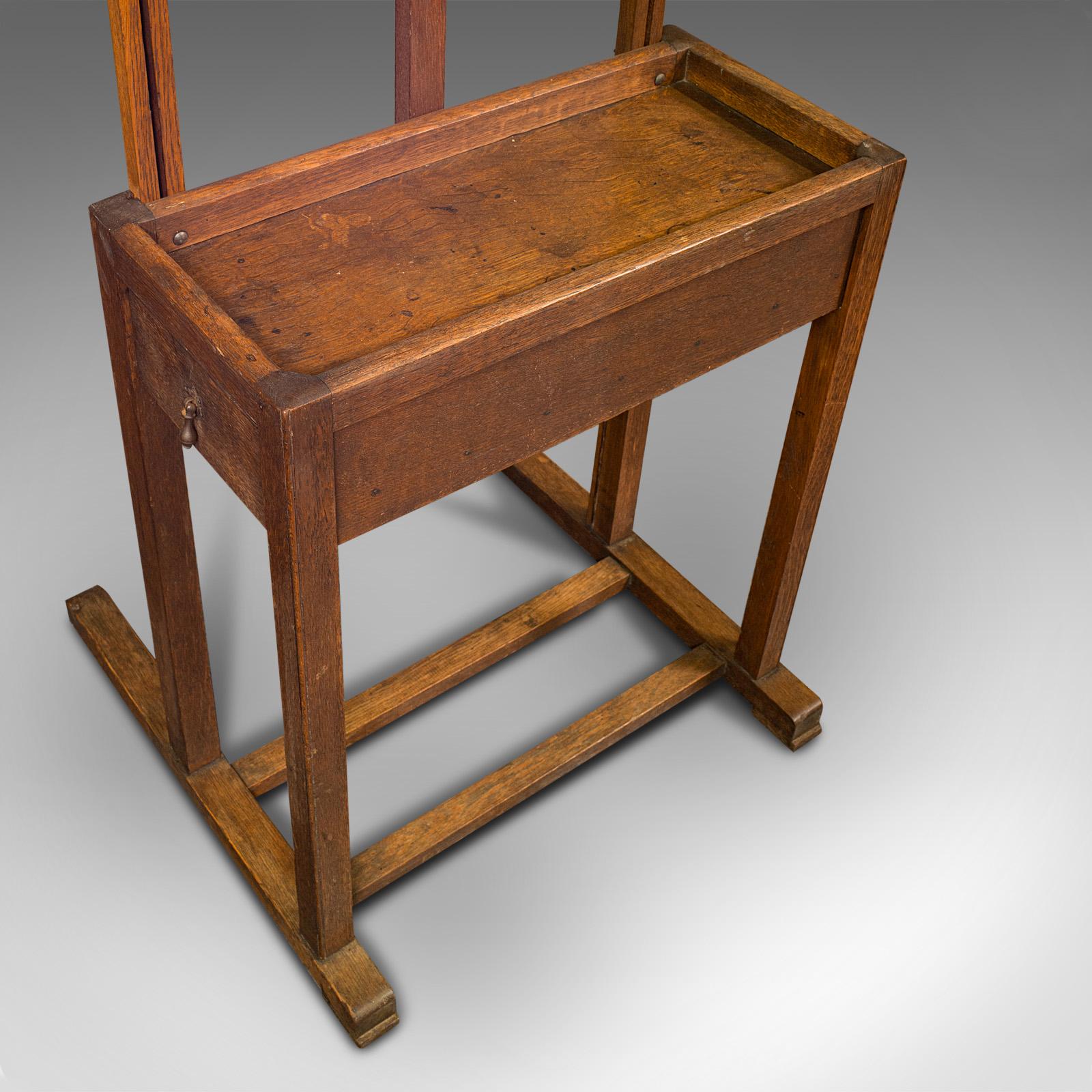 Antique Artist's Easel, English, Oak, Adjustable, Rest, Lectern, Edwardian, 1910 1