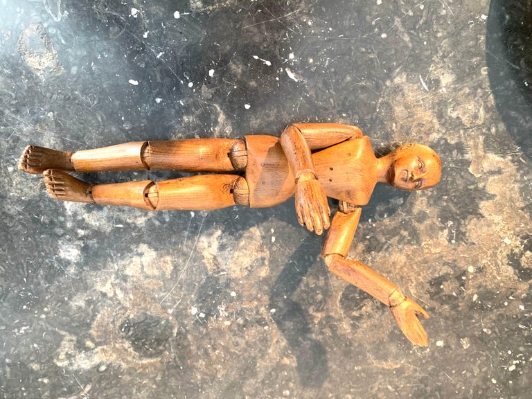 Antique Artists Mannequin Walnut, France For Sale at 1stDibs