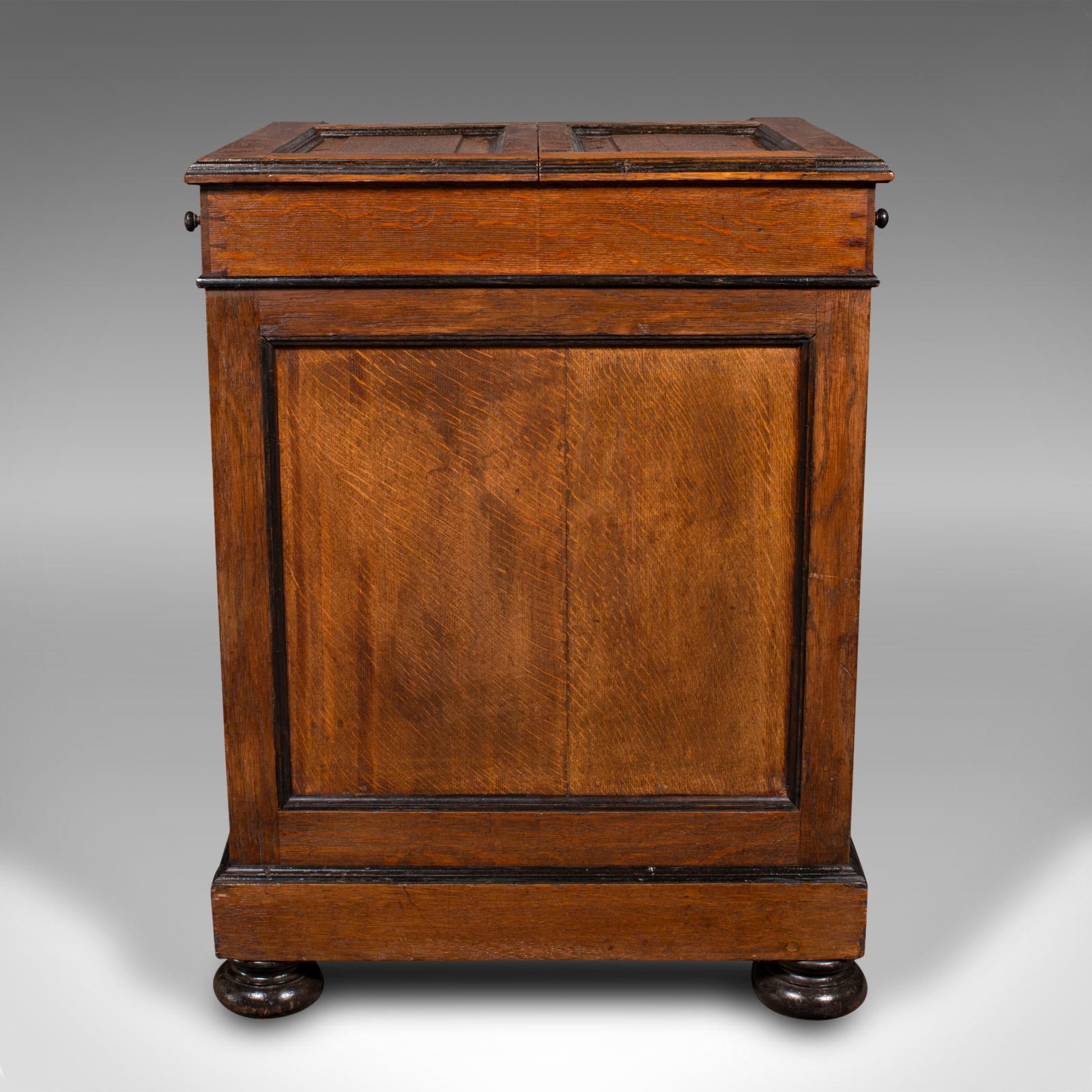 XIX secolo Antico tavolo per artisti, inglese, Oak, supporto, Roberson & Co, vittoriano in vendita