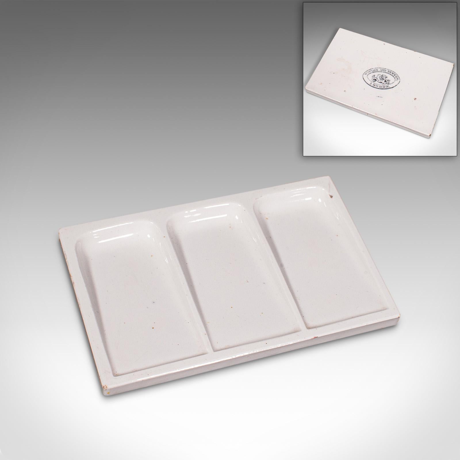Caja de pintura de artista antigua, inglesa, estuche, Winsor & Newton, época victoriana tardía 4