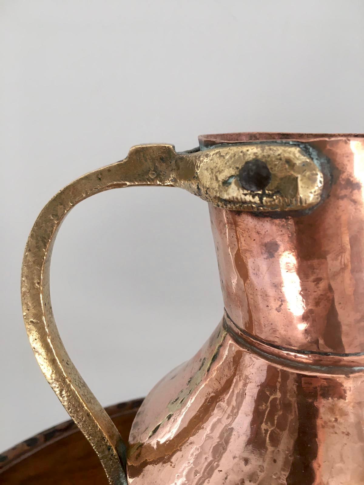 antique brass jug