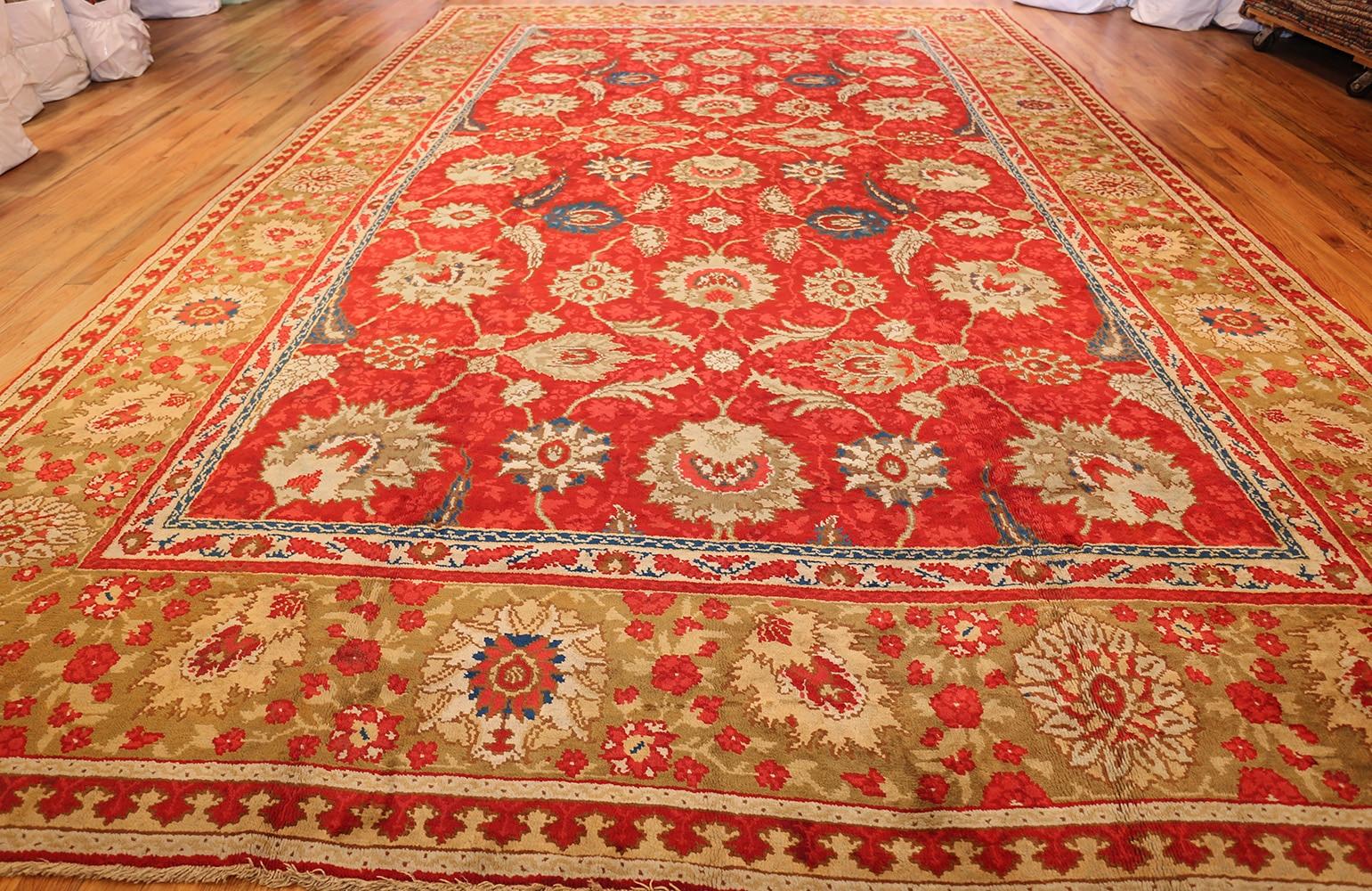 Antique Arts and Crafts Donegal Irish Rug.11 ft x 17 ft 9 in For Sale 3
