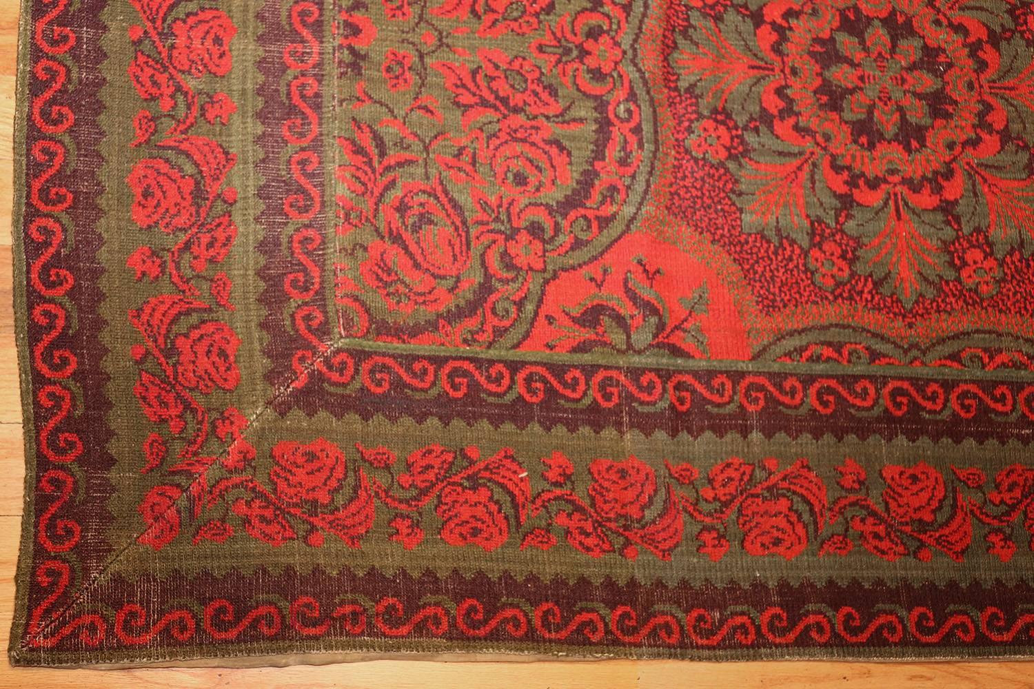 Machine-Made Nazmiyal Antique Arts & Crafts English Wilton Carpet. 12 ft 8 in x 15 ft