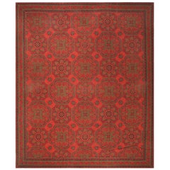 Nazmiyal Antiker englischer Wilton-Teppich im Arts and Crafts-Stil. 12 Fuß 8 Zoll x 15 Fuß