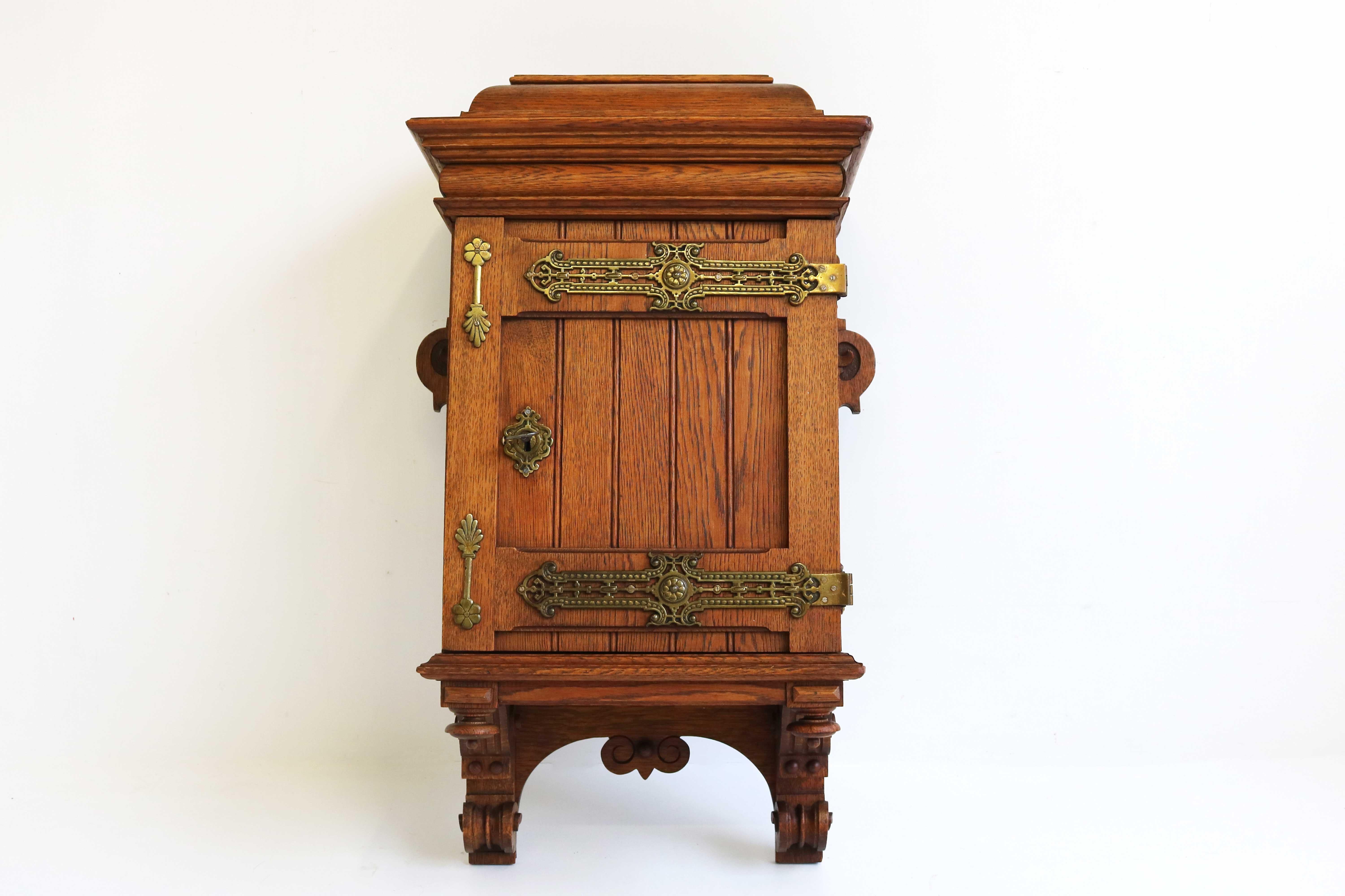 small antique wall cabinet