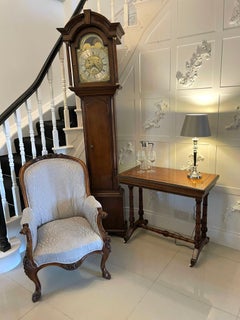 Antique Arts and Crafts Quality Oak and Ebony Fold over Card/Side Table