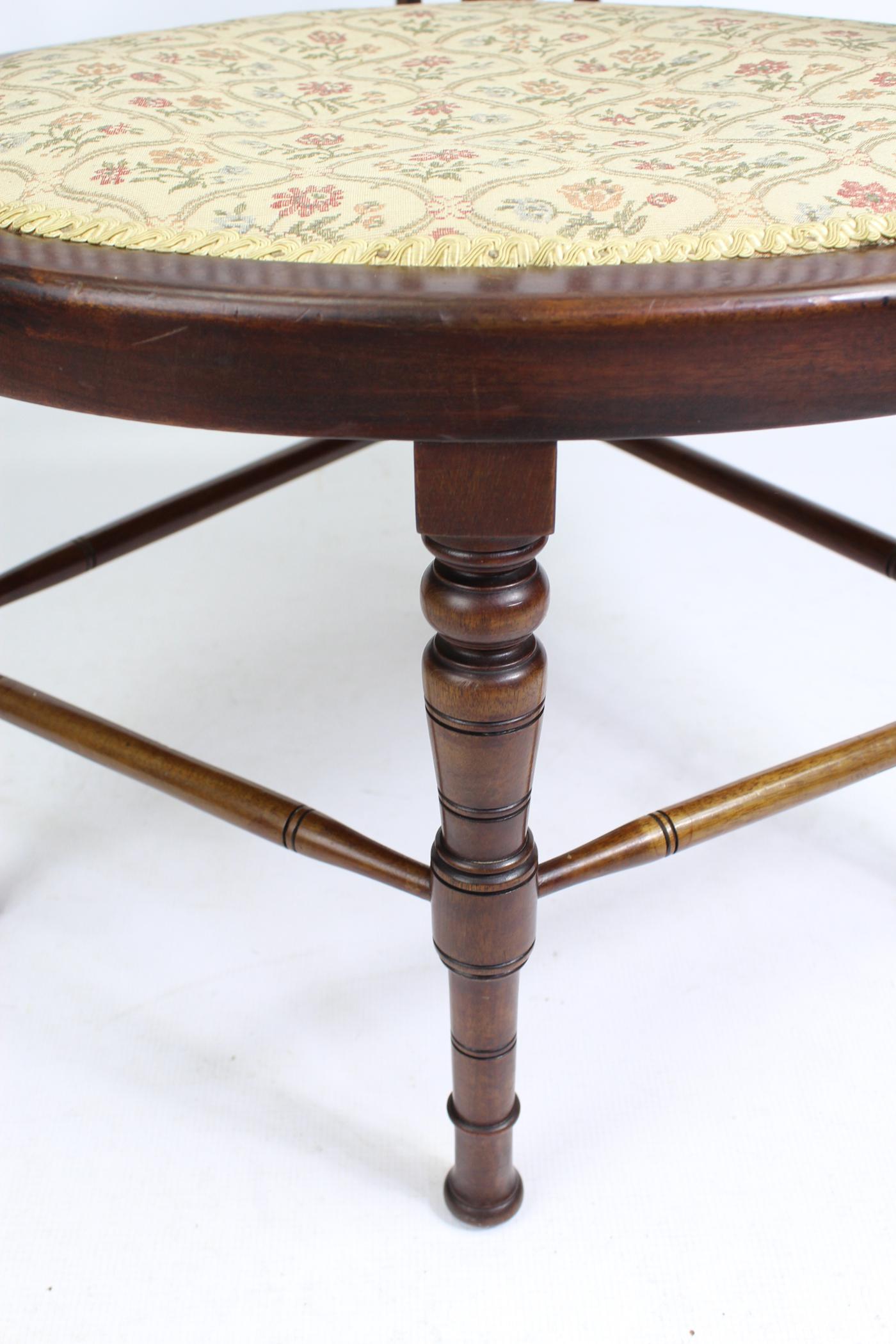 Antique Arts & Crafts Scottish School Tub Chair Made by Wylie & Lochhead 2