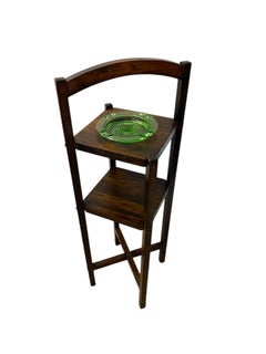 Antique Arts and Crafts Two Tiered Ashtray Smokers Accent Table
