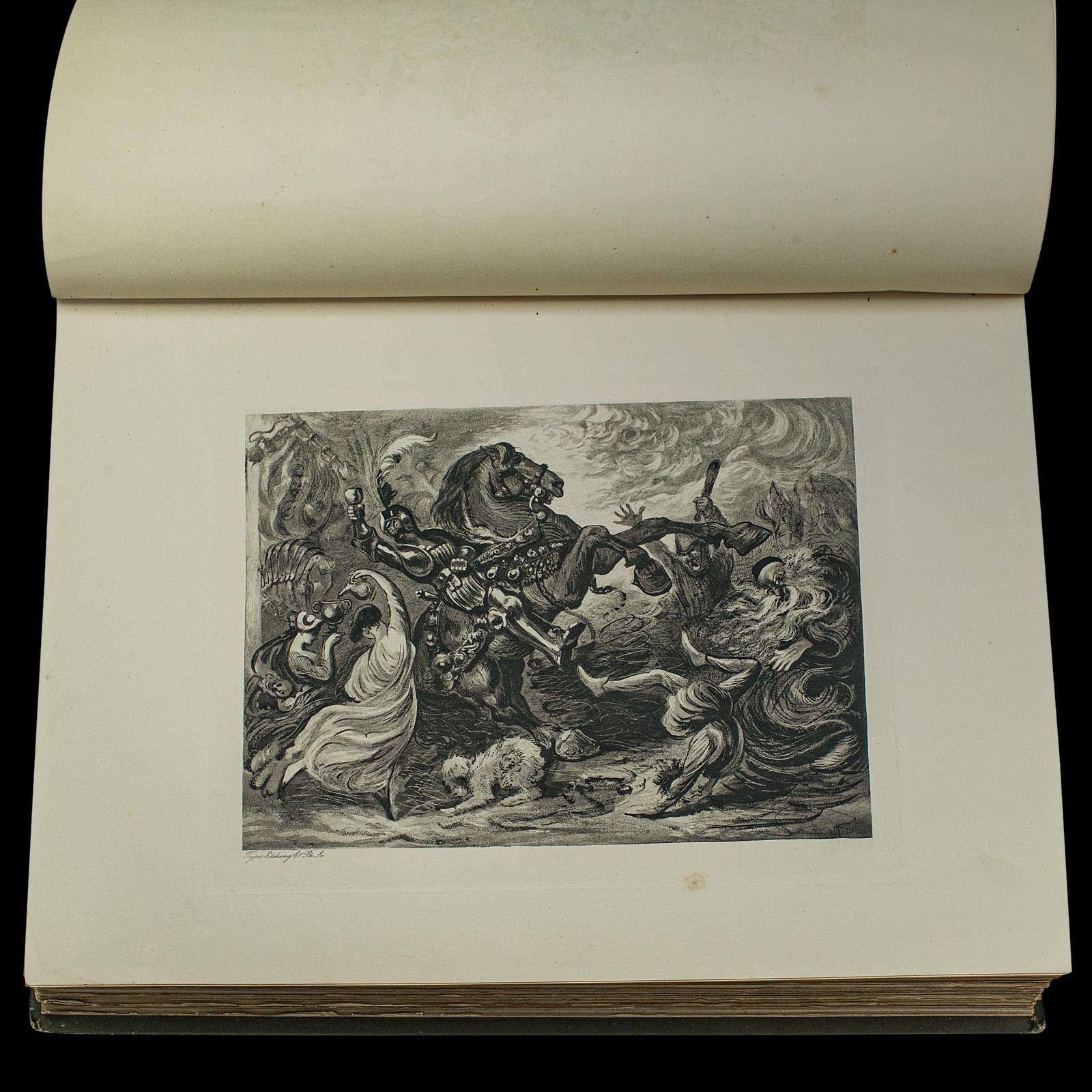 19th Century Antique Arts Book, Royal Academy, Harry Furniss, English, Exhibition, Victorian For Sale