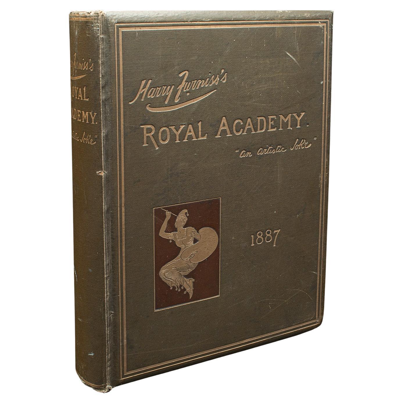 Antique Arts Book, Royal Academy, Harry Furniss, English, Exhibition, Victorian For Sale