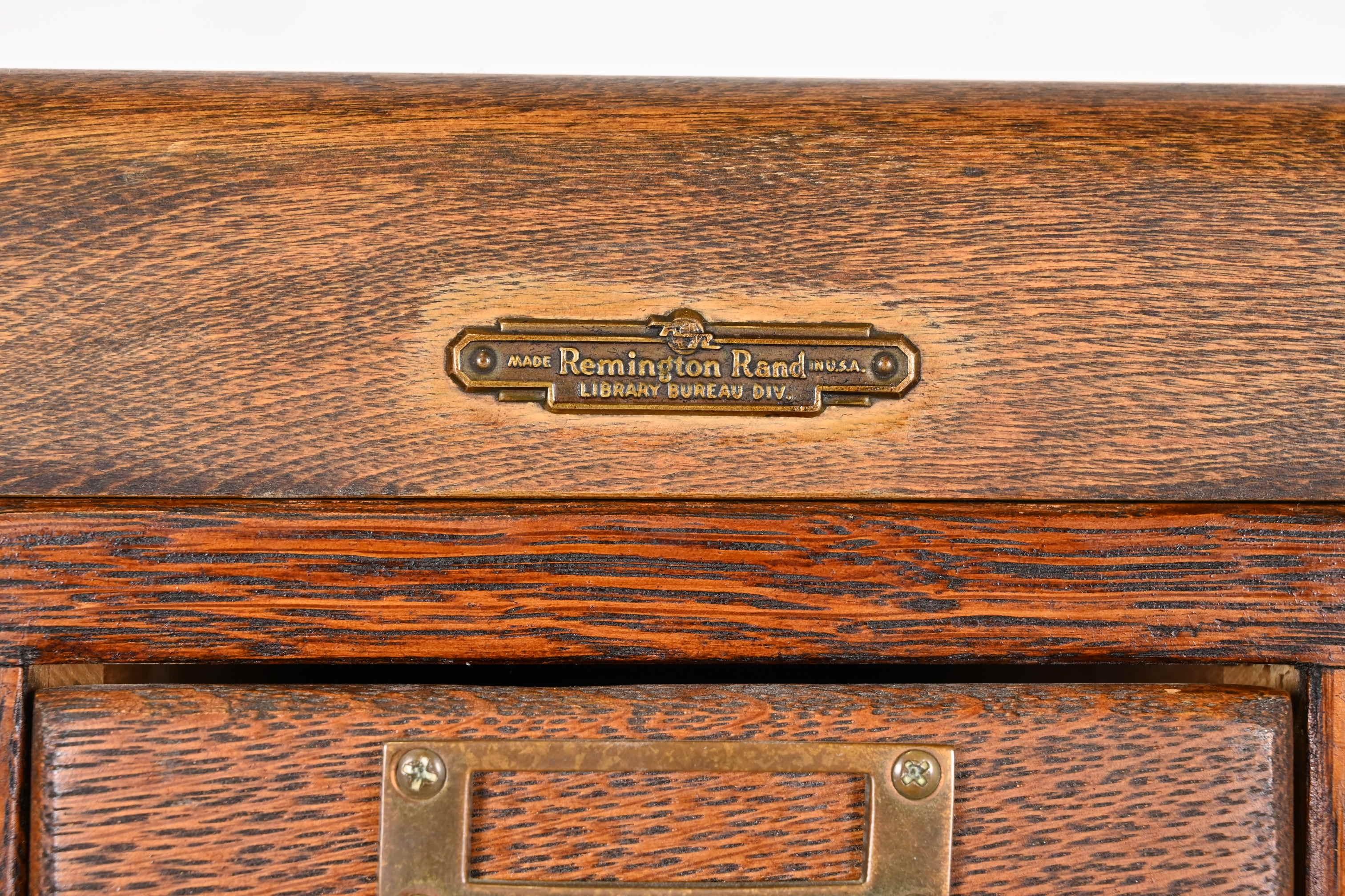 Classeur à catalogue à 45 tiroirs de Remington Rand, Antiquité, Arts & Crafts en vente 5