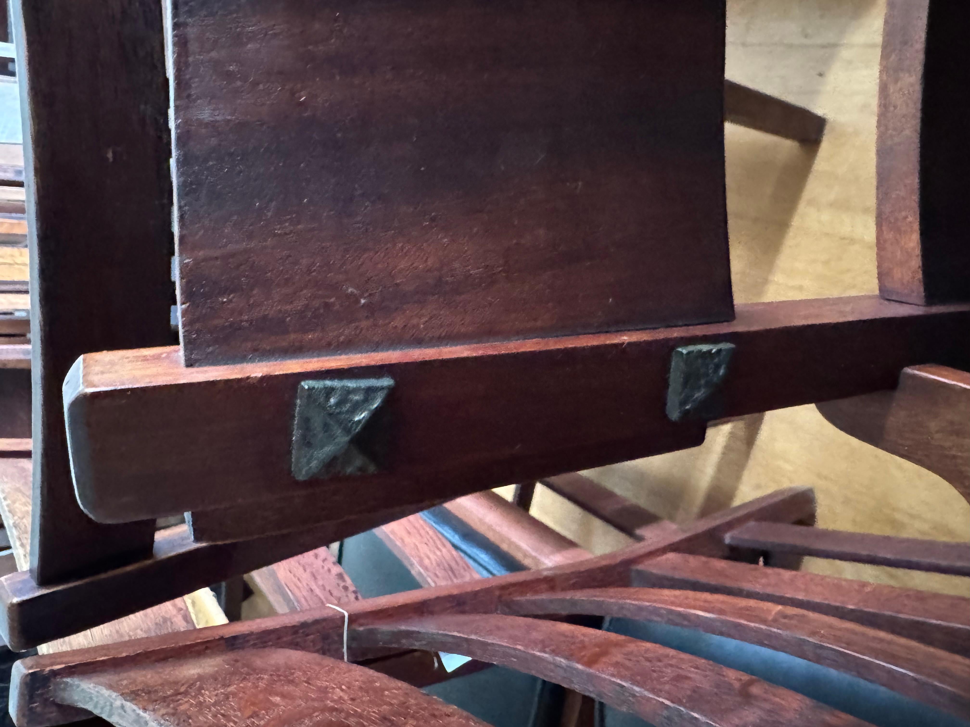 Americano Poltrona antica Arts & Crafts (epoca Stickley) - W2994  UNA VENDITA SPECIALE in vendita