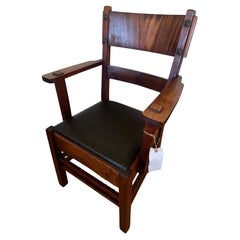 Antique Arts & Crafts Arm Chair (Stickley Era) - W2994  A SPECIAL SALE