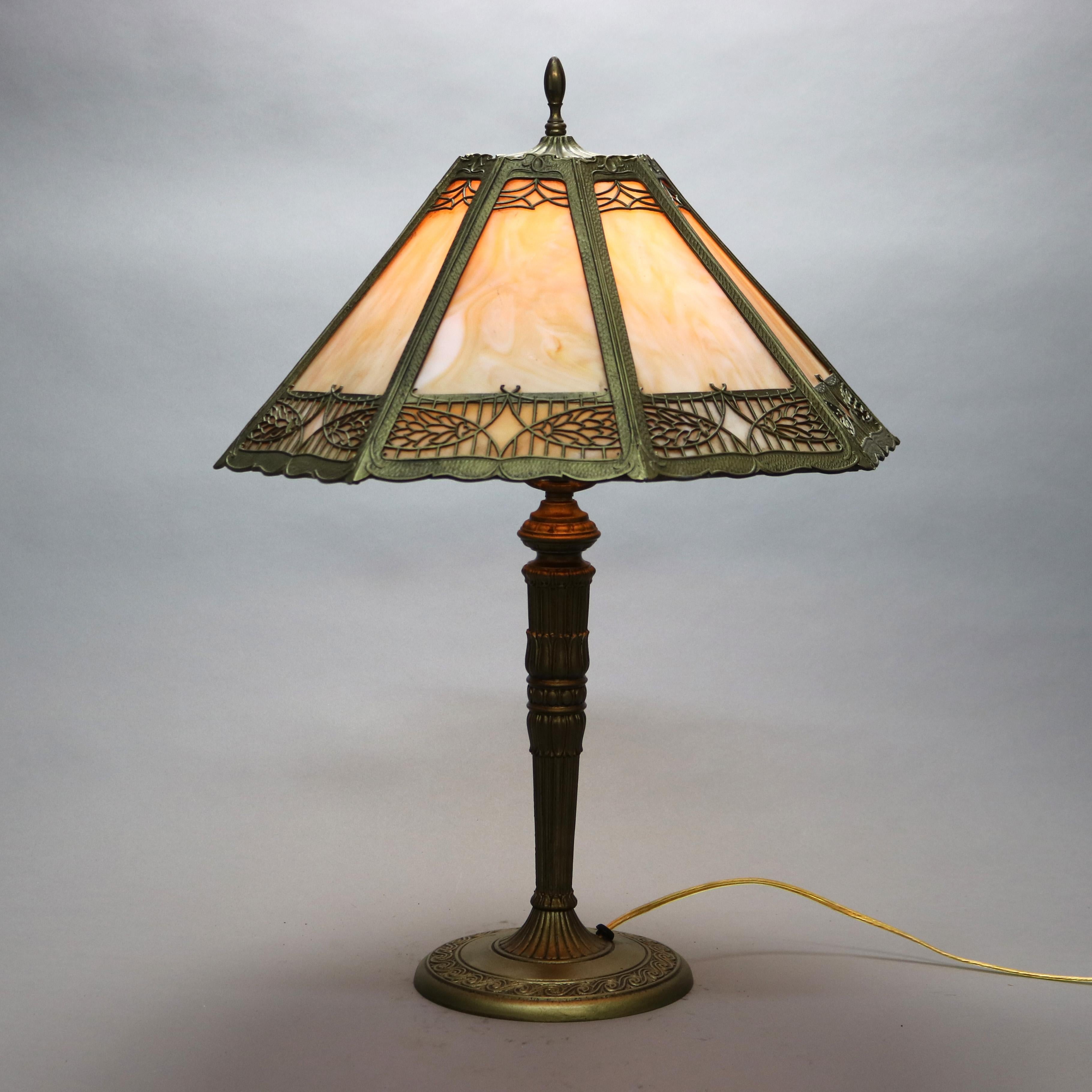 bradley & hubbard oil lamp identification