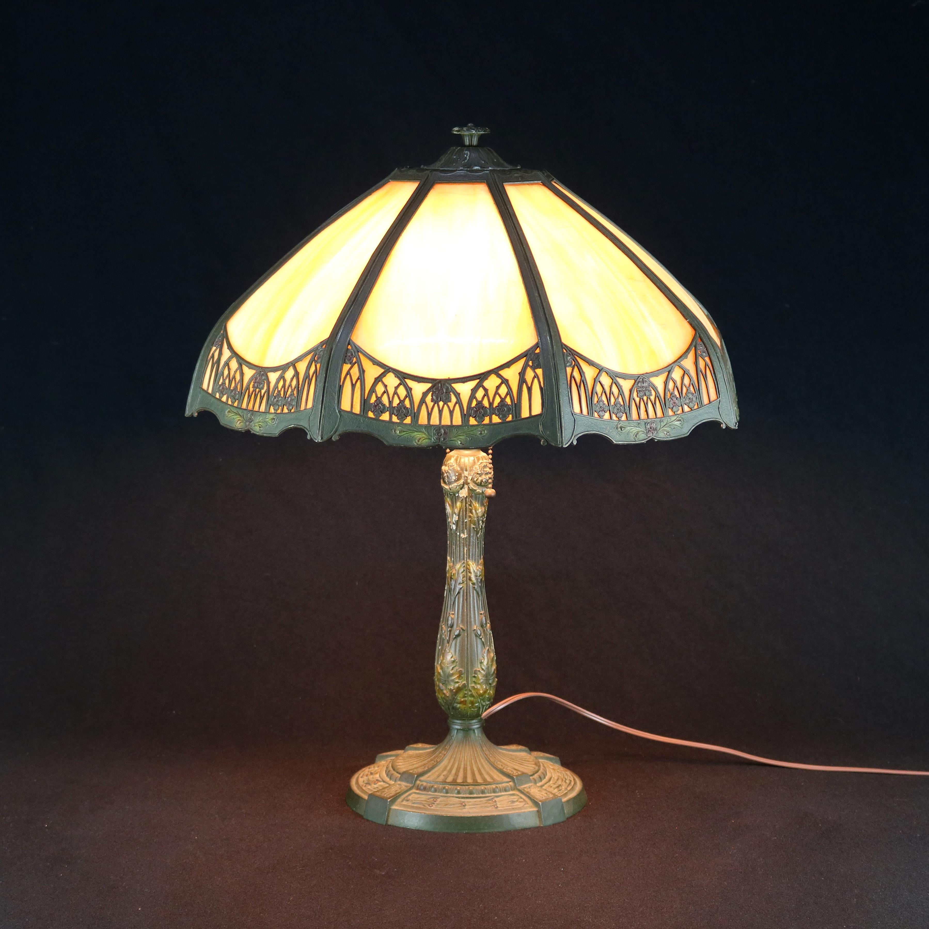 antique lamp glass