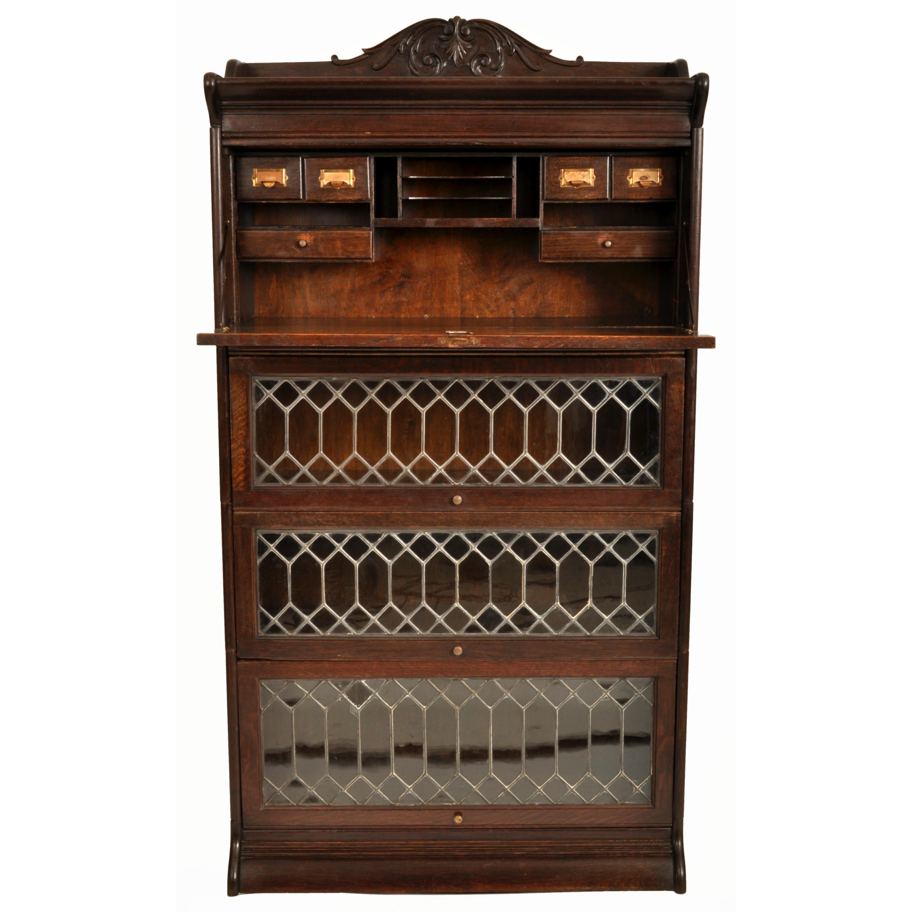 antique barrister bookcase