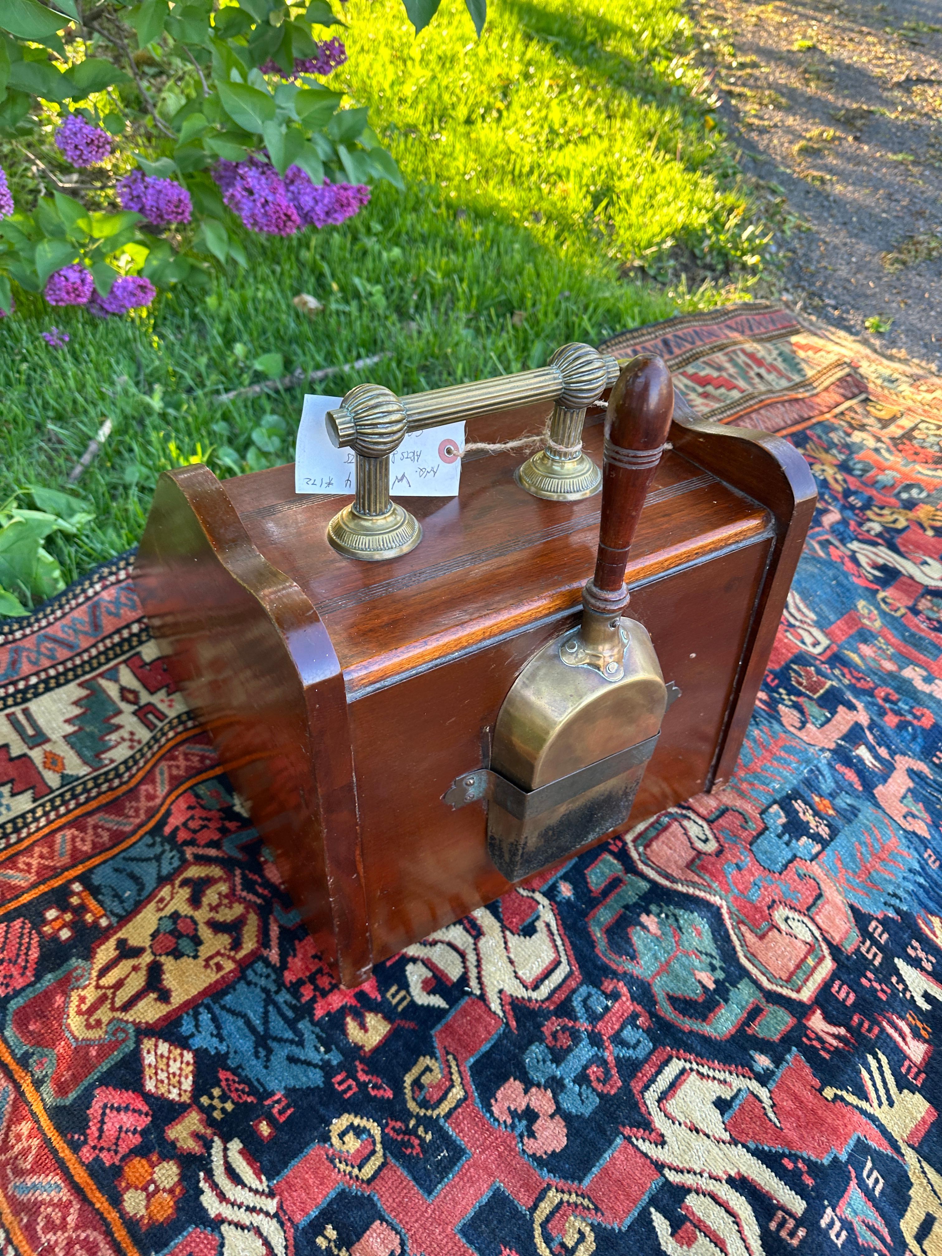 Antigua Carbonera Arts & Crafts - Época Stickley - W4977 en venta 6