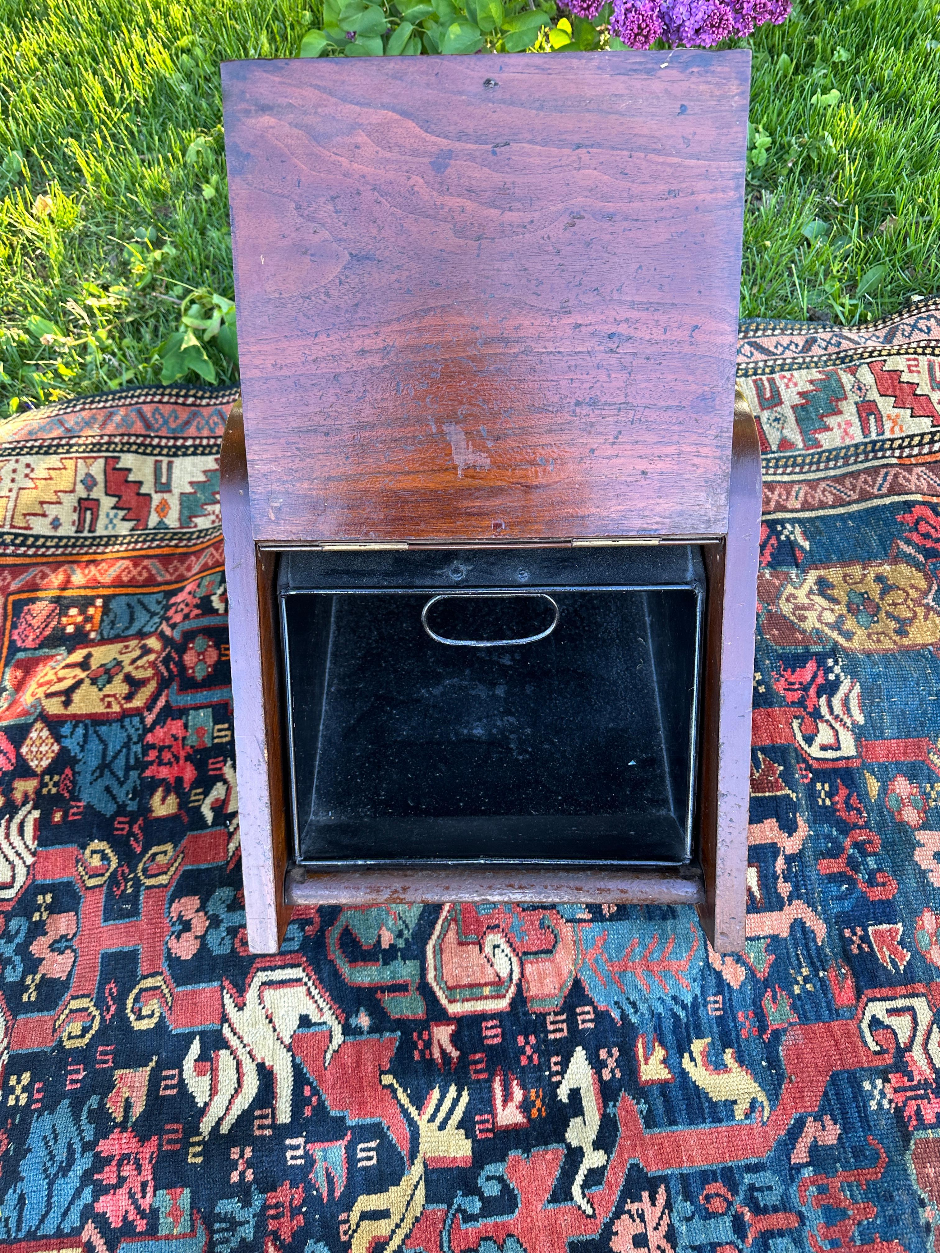 Antigua Carbonera Arts & Crafts - Época Stickley - W4977 Artes y manualidades en venta