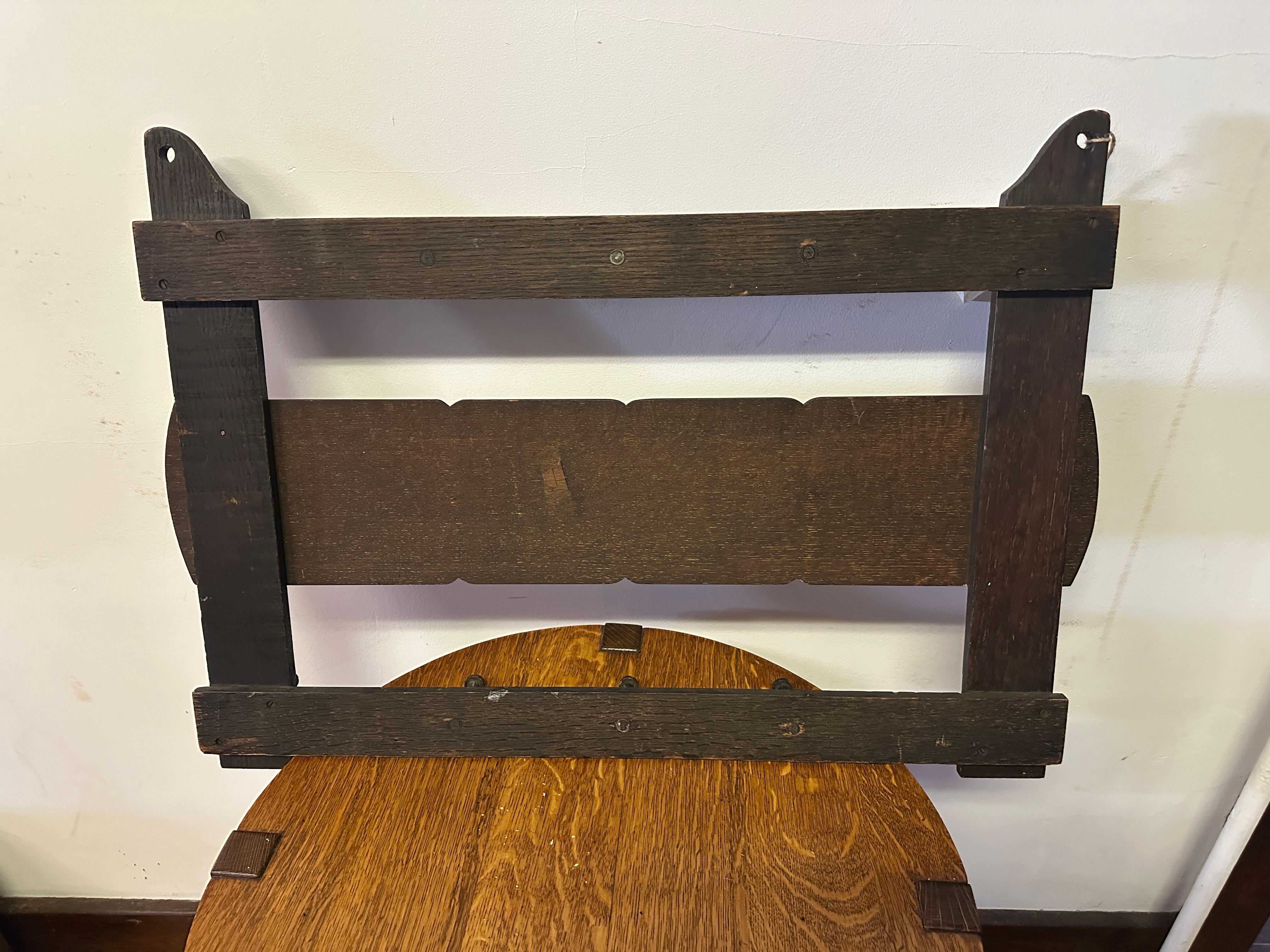 Arts and Crafts Antique Arts & Crafts Coat Rack -  stickley era W7305